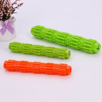 wholesale food snack TPR chew stick dental pet toy S and L two size hiding pet bone stick